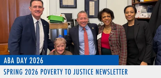 Spring 2026 Poverty to Justice newsletter image