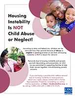 Housing Instability Is Not Child Abuse or Neglect!