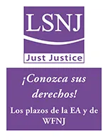 Conozca sus derechos a recibir asistencia pública, welfare!: los plazos de la EA y de WFNJ