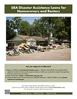 SBA Disaster Assistance Loans for Homeowners and Renters