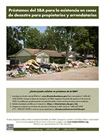 Préstamos del SBA para la asistencia en casos de desastre para propietarios y arrendatarios