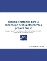 Sistema electrónico para la eliminación de los antecedentes penales Pro se